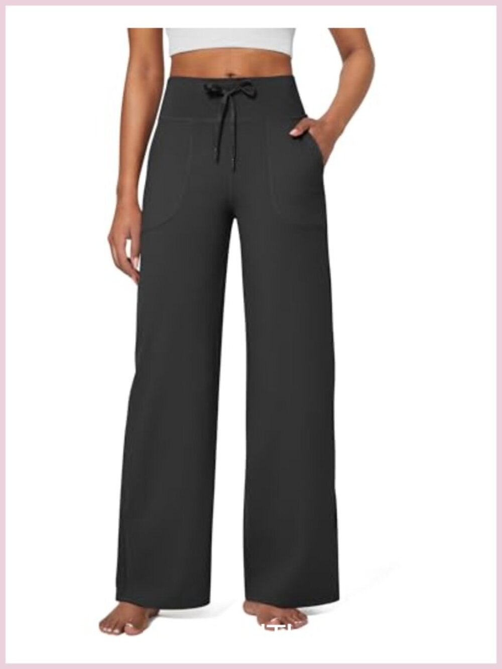 G4Free Wide Leg Yoga Pants Sweatpants with Pockets